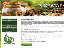 Tablet Screenshot of niramayavapi.com